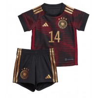 Tyskland Jamal Musiala #14 Bortedraktsett Barn VM 2022 Kortermet (+ Korte bukser)